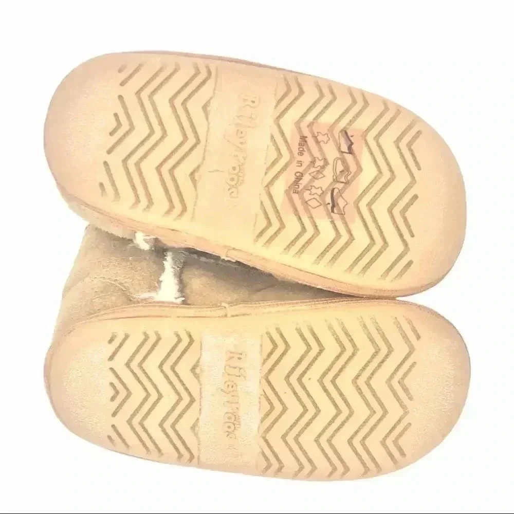 RILEYROOS BABY BOOTS 3–6 MONTHS SUEDE SANDBOX WALKERS SOFT SOLE INFANT SHOES